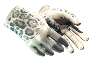 ★ Driver Gloves | Snow Leopard (Well-Worn)