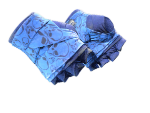 ★ Hand Wraps | Cobalt Skulls (Field-Tested)