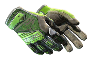 ★ Specialist Gloves | Emerald Web (Battle-Scarred)