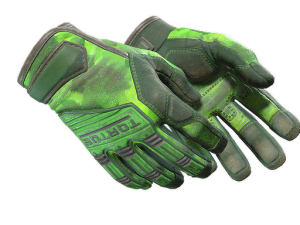 ★ Specialist Gloves | Lime Polycam (Battle-Scarred)