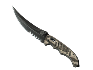 ★ StatTrak™ Flip Knife | Black Laminate (Minimal Wear)