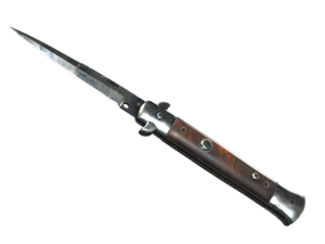 ★ Stiletto Knife | Stained (Well-Worn)